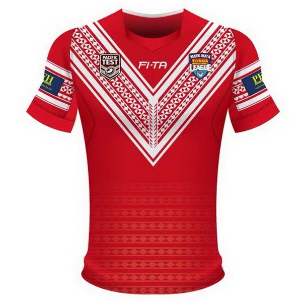 Tailandia Camiseta Tonga 1ª Kit 2018 Rojo